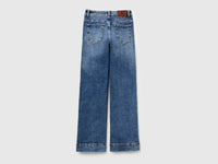 Jeans flare em algodão reciclado - ucb_image_BS