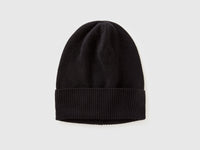 Gorro preto em pura lã Merino - ucb_image_FS
