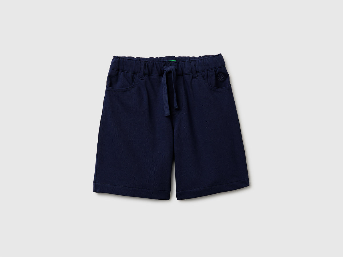 Stretch twill Bermuda shorts - ucb_image_FS
