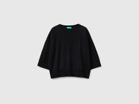 Camisola de gola redonda em algodão e lã - ucb_image_FS