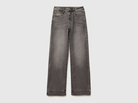 Recycled cotton flare jeans - ucb_image_FS