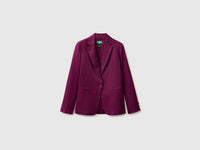 Blazer de abotoadura simples em linho puro - ucb_image_FS