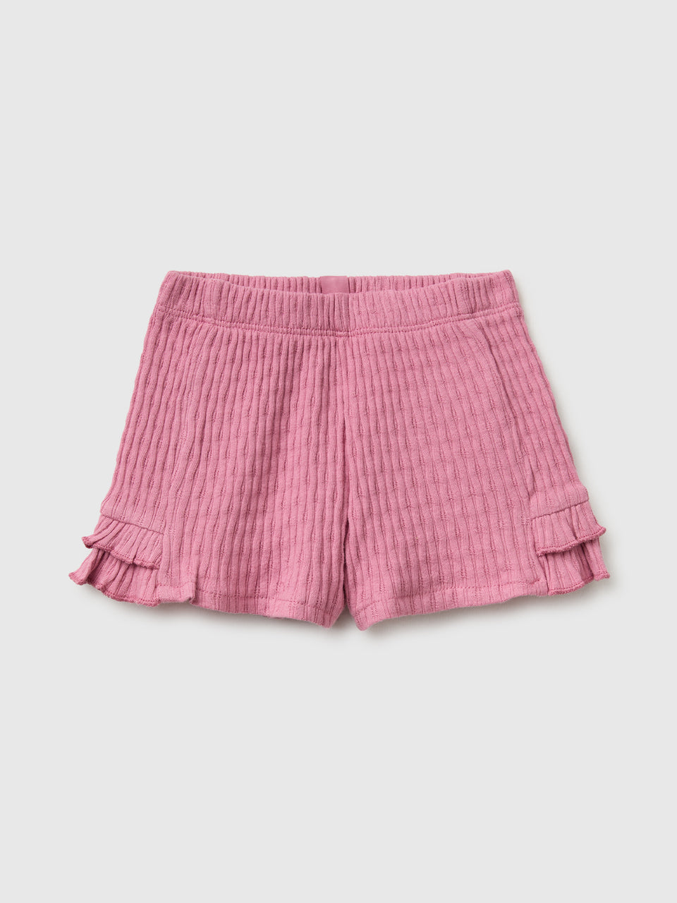 Pure cotton shorts with ruffles - ucb_image_FS