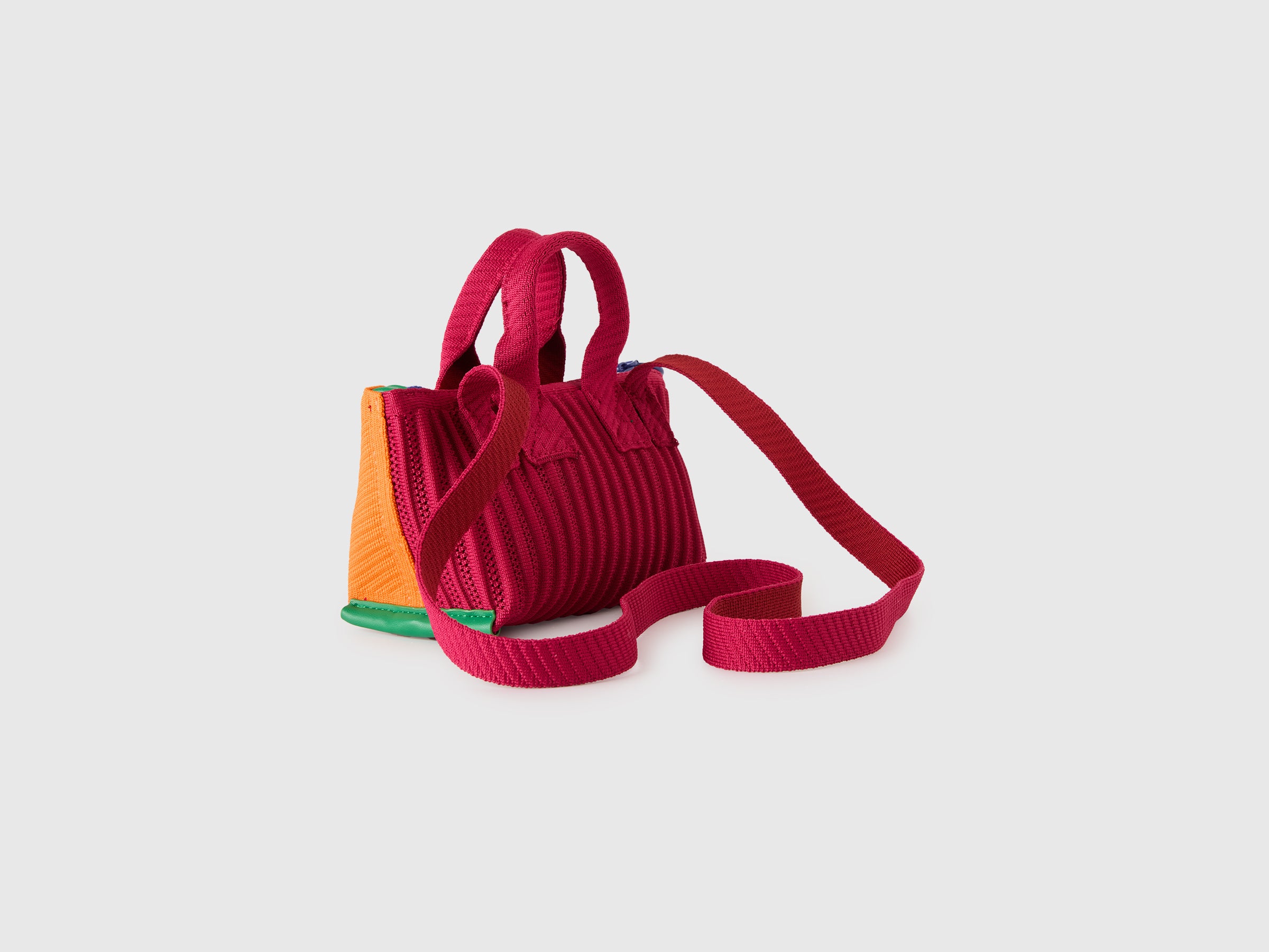 Mini tote with shoulder strap