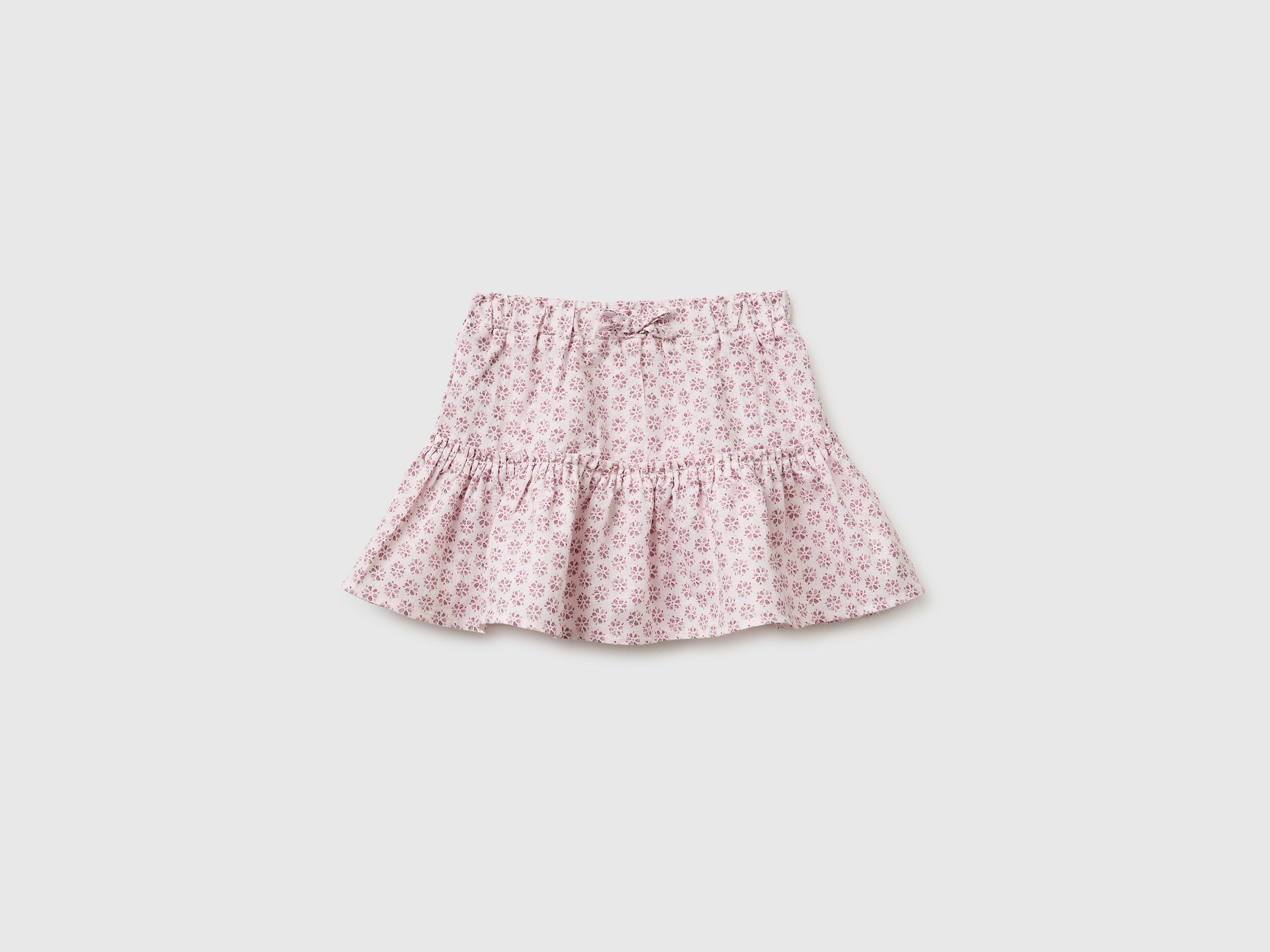 Floral skirt in linen blend - ucb_image_FS