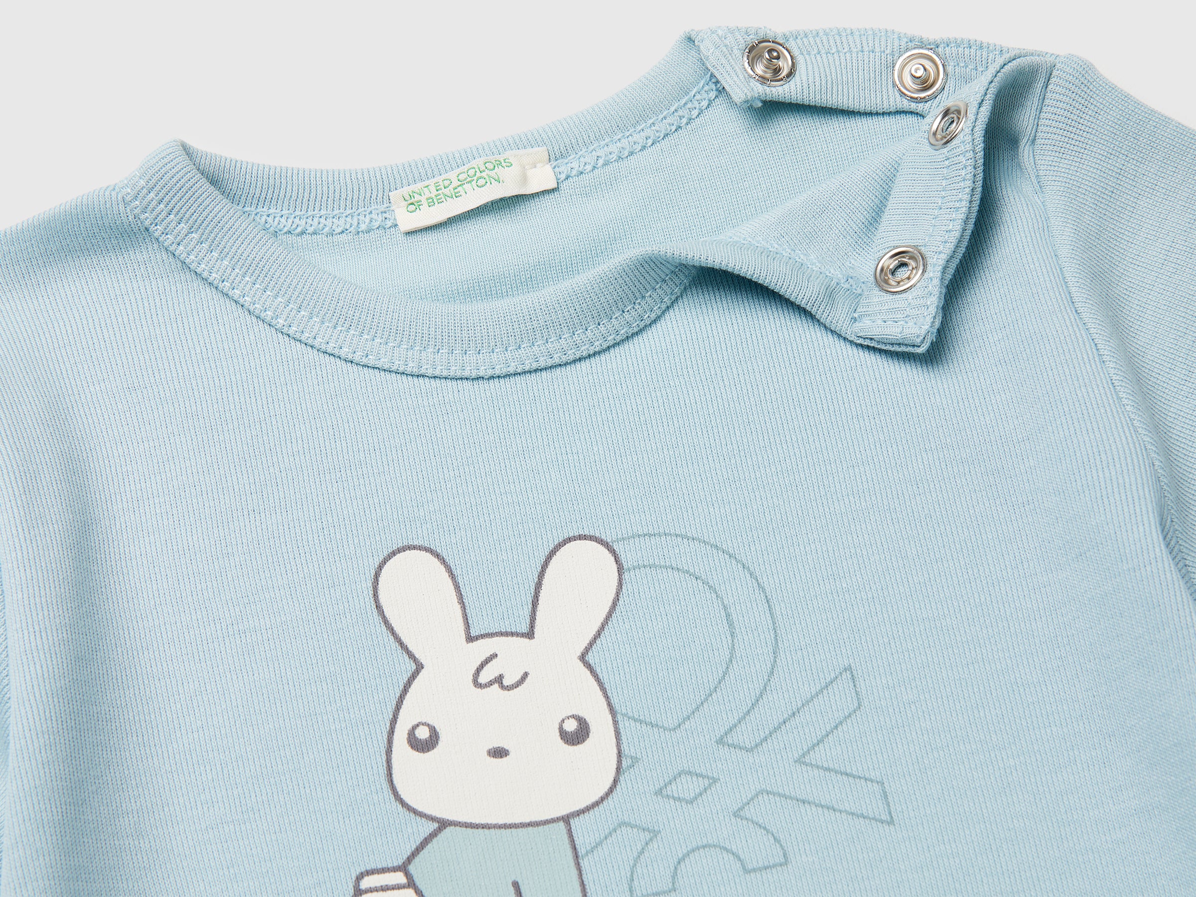 Logo print t-shirt in organic cotton - ucb_image_DS1