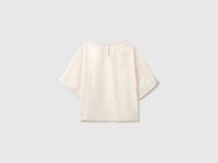 Blusa de gola redonda em linho puro - ucb_image_BS