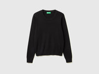 Black sweater in tricot cotton - ucb_image_FS