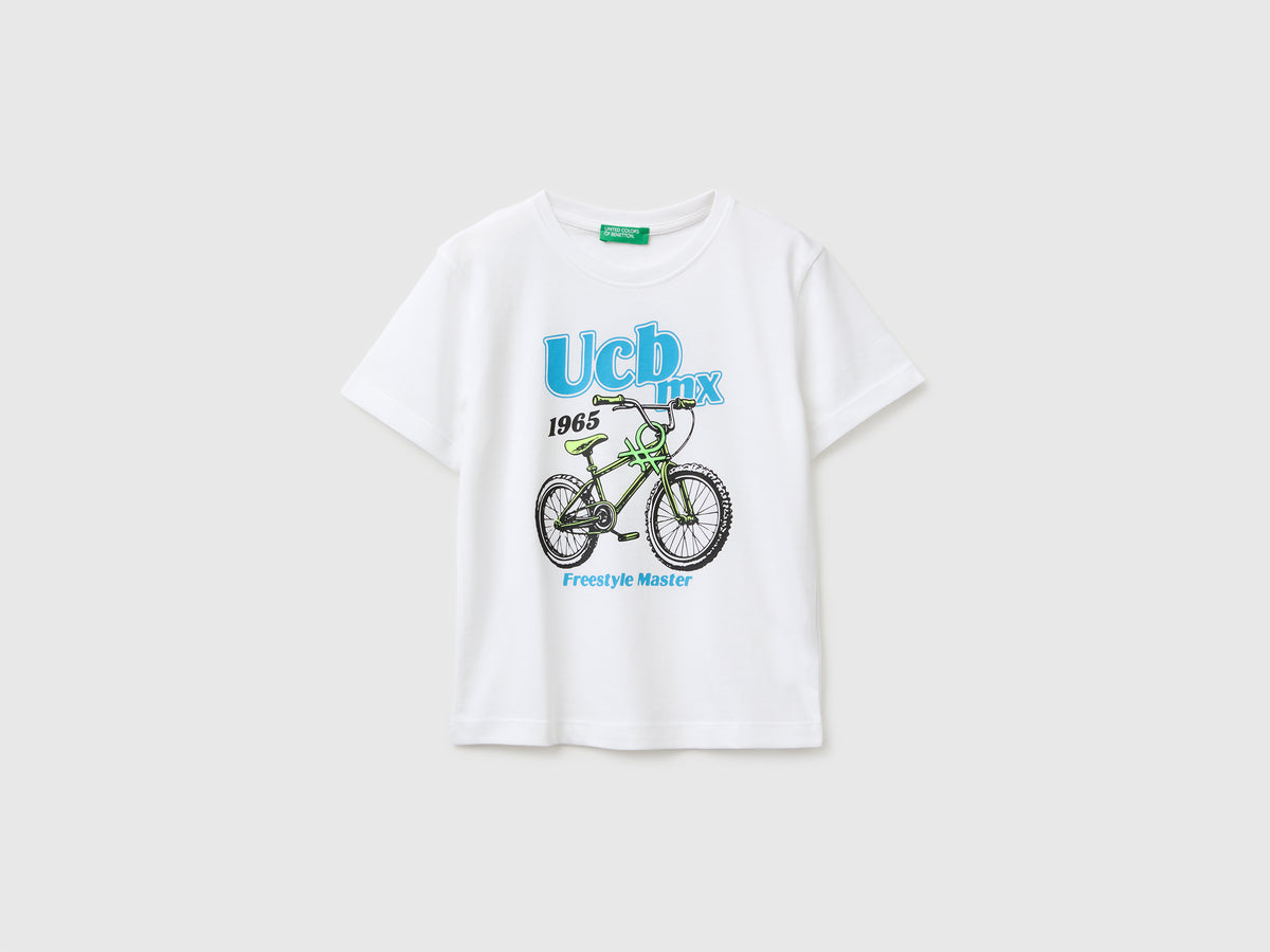Organic cotton T-shirt with logo print - ucb_image_FS