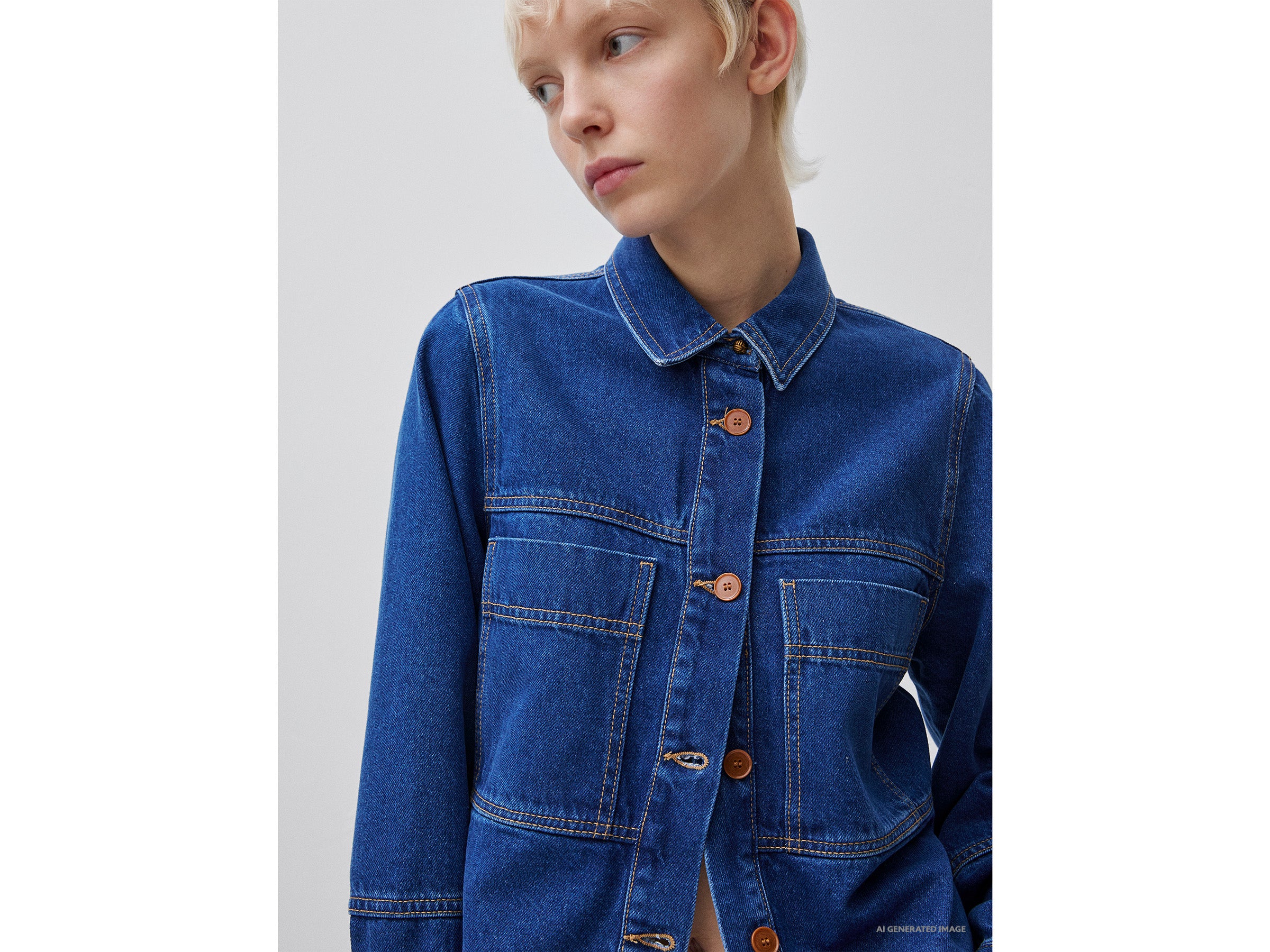 Casaco camiseiro em denim - ucb_image_FY