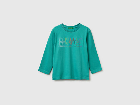 T-shirt in organic cotton with logo print - ucb_image_FS
