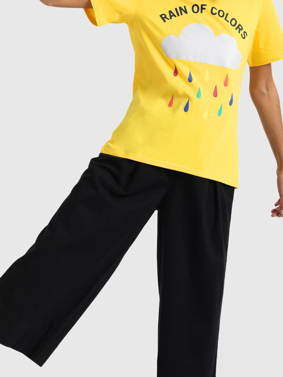 Cloud Print T-Shirt image number null