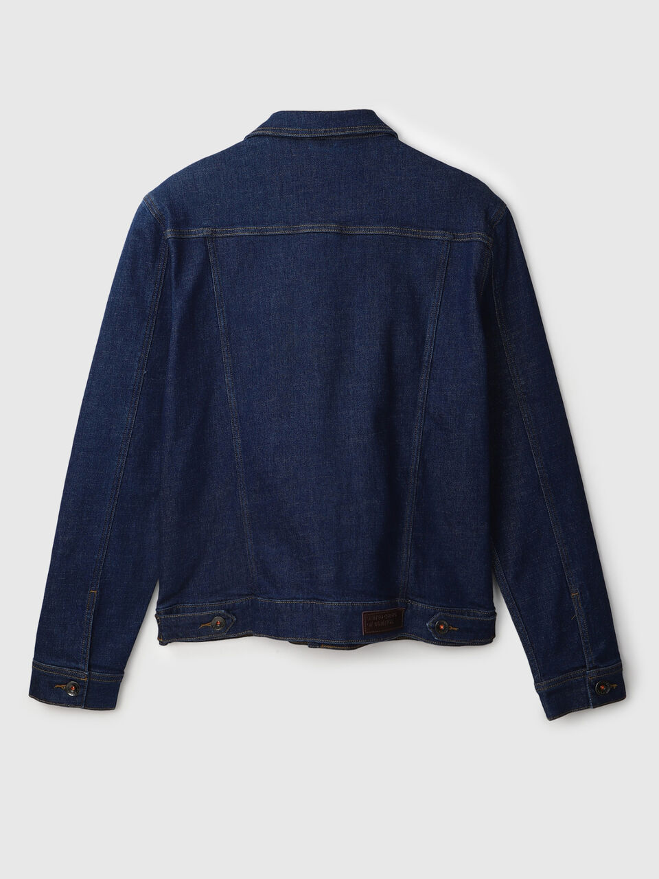 DARK BLUE DENIM TRUCKER JACKET image number 2