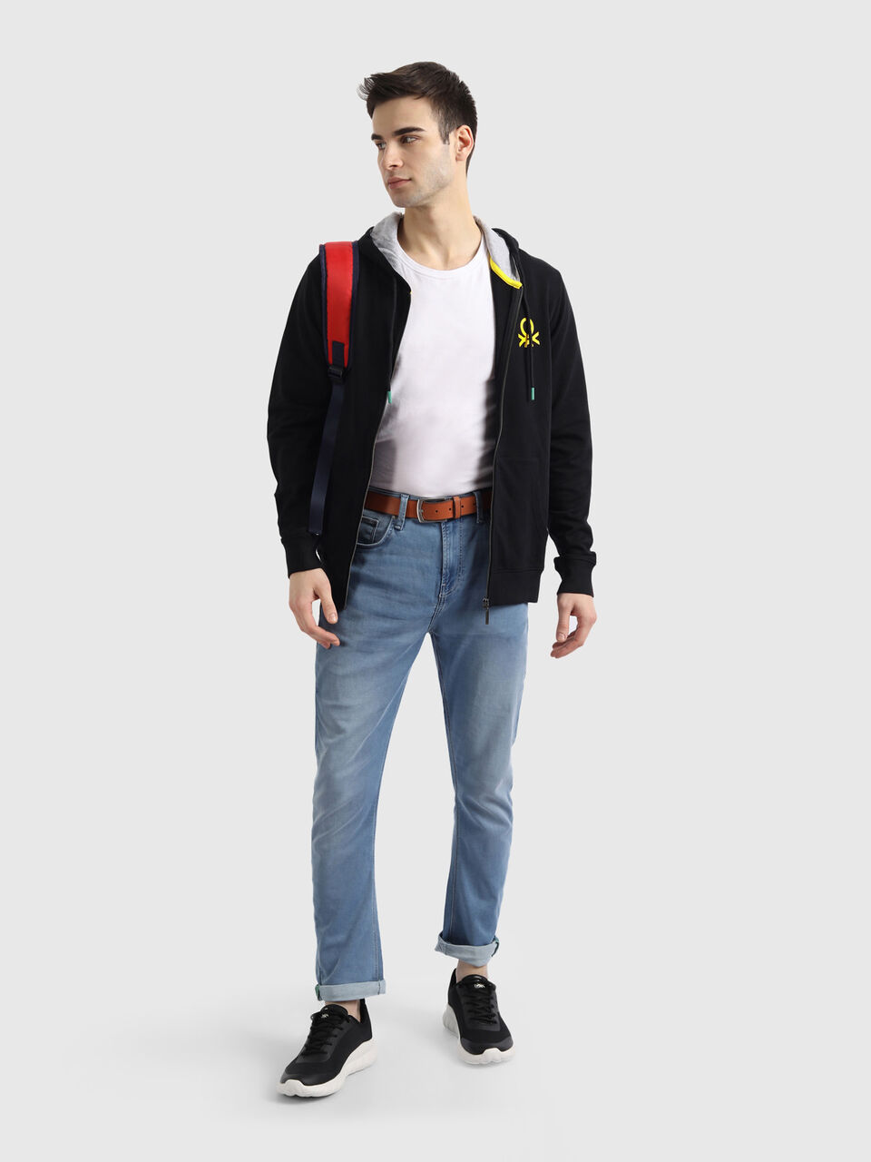 Basic Front Open Hoodie image number null