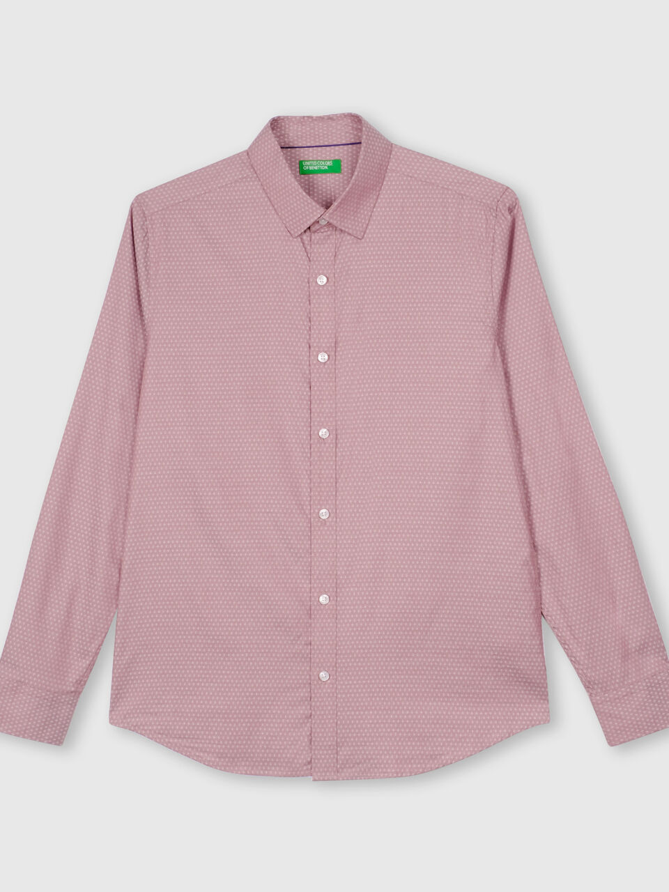 Full sleeve dobby dress shirt image number 1