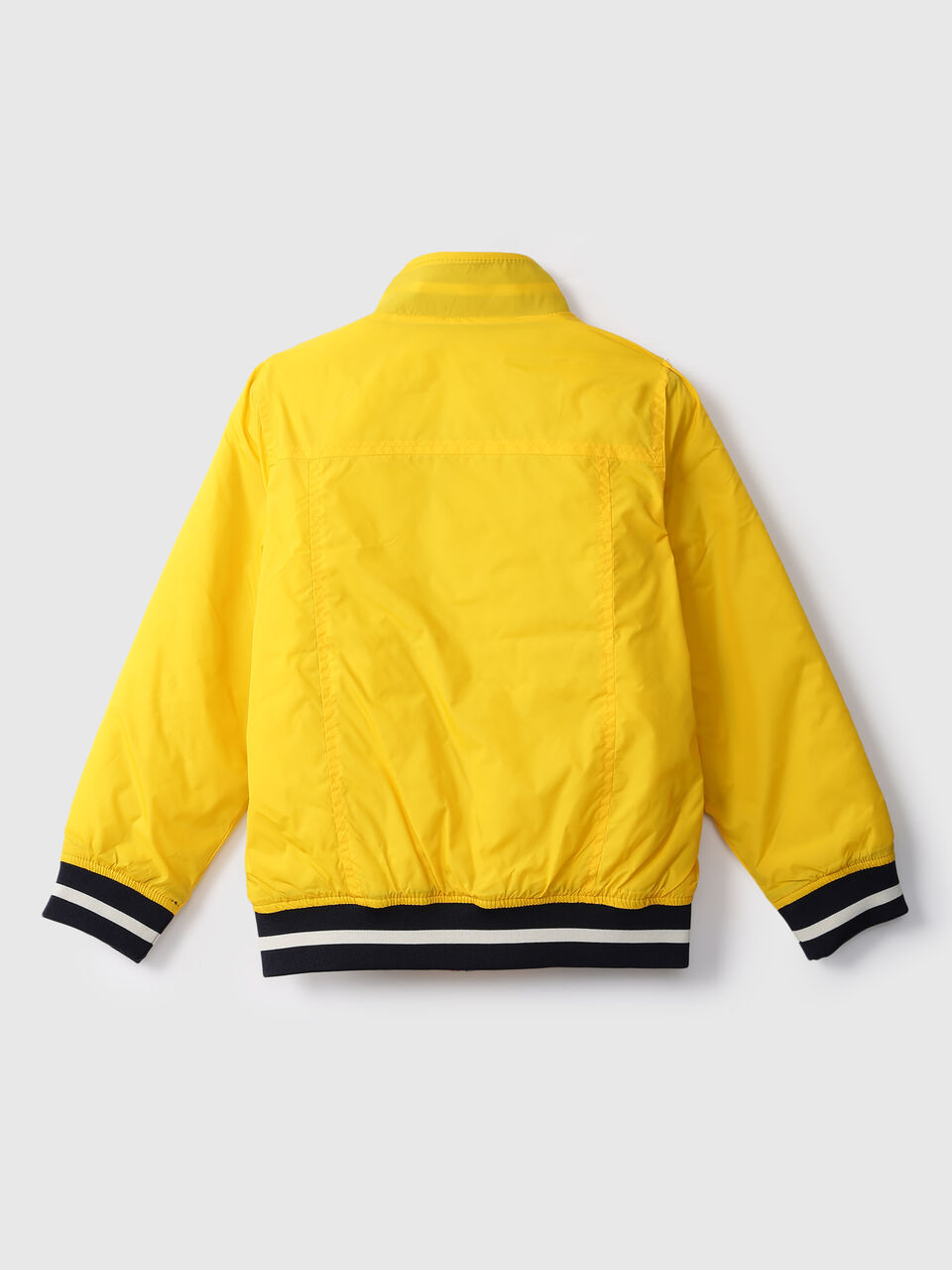 REVERSIBLE JACKET WITH AOP AND BADGE image number null