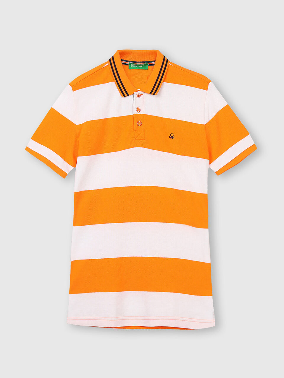Pure Cotton Rugby Striped Polo image number 2