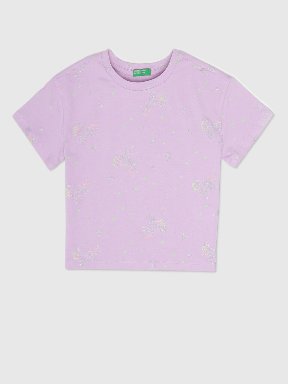 Unicorn Glitter Aop Tee image number 1