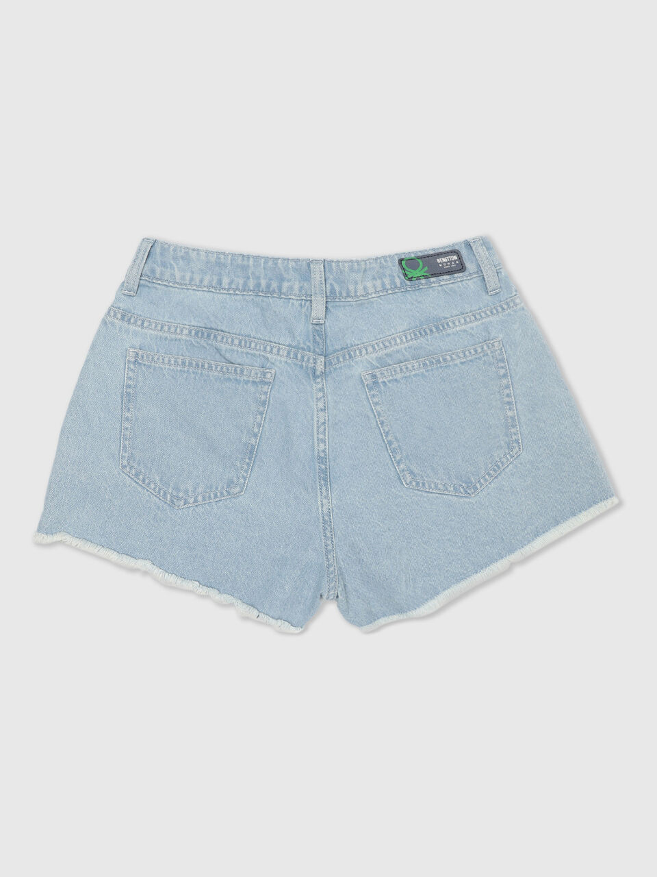 Flared Shorts - Lightwash image number 2