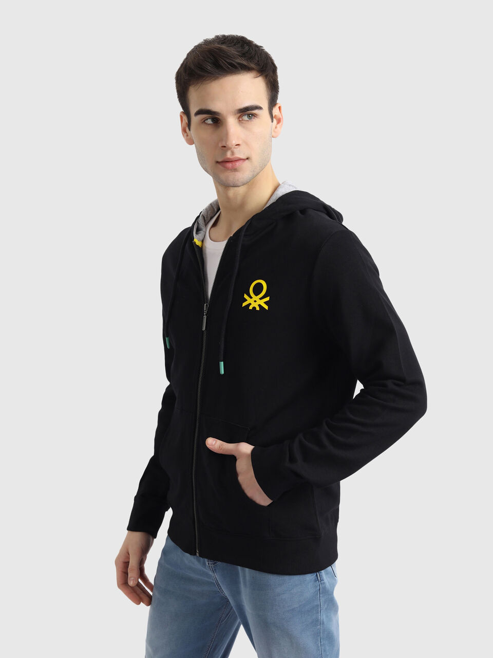 Basic Front Open Hoodie image number null
