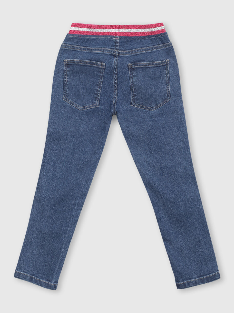 Denim jeans with elastic image number null