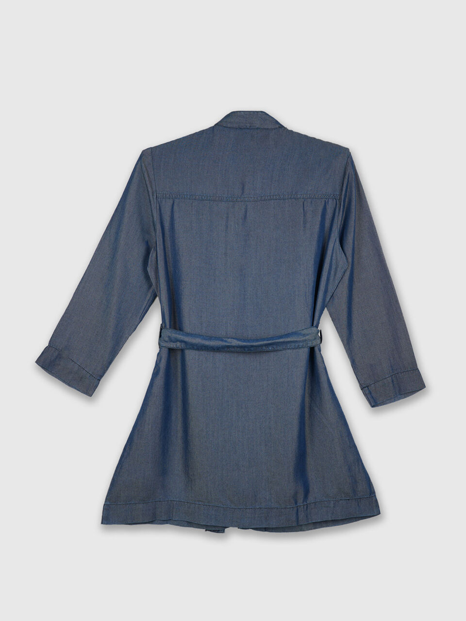 Tencel Dress With Mandarin Collar image number 2