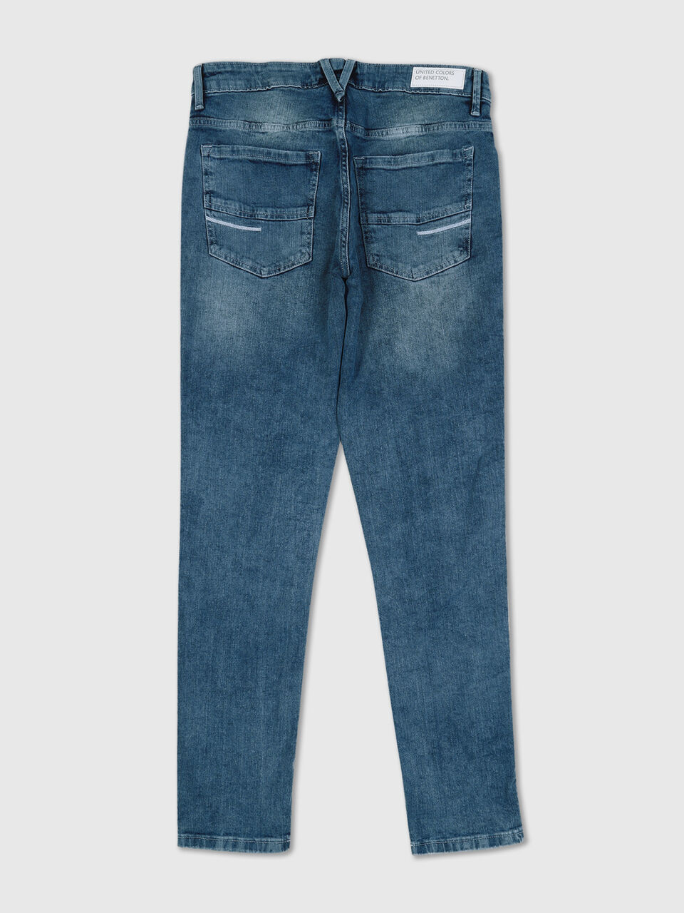 Skinny Fit Lt Blue Washed Jeans image number 2