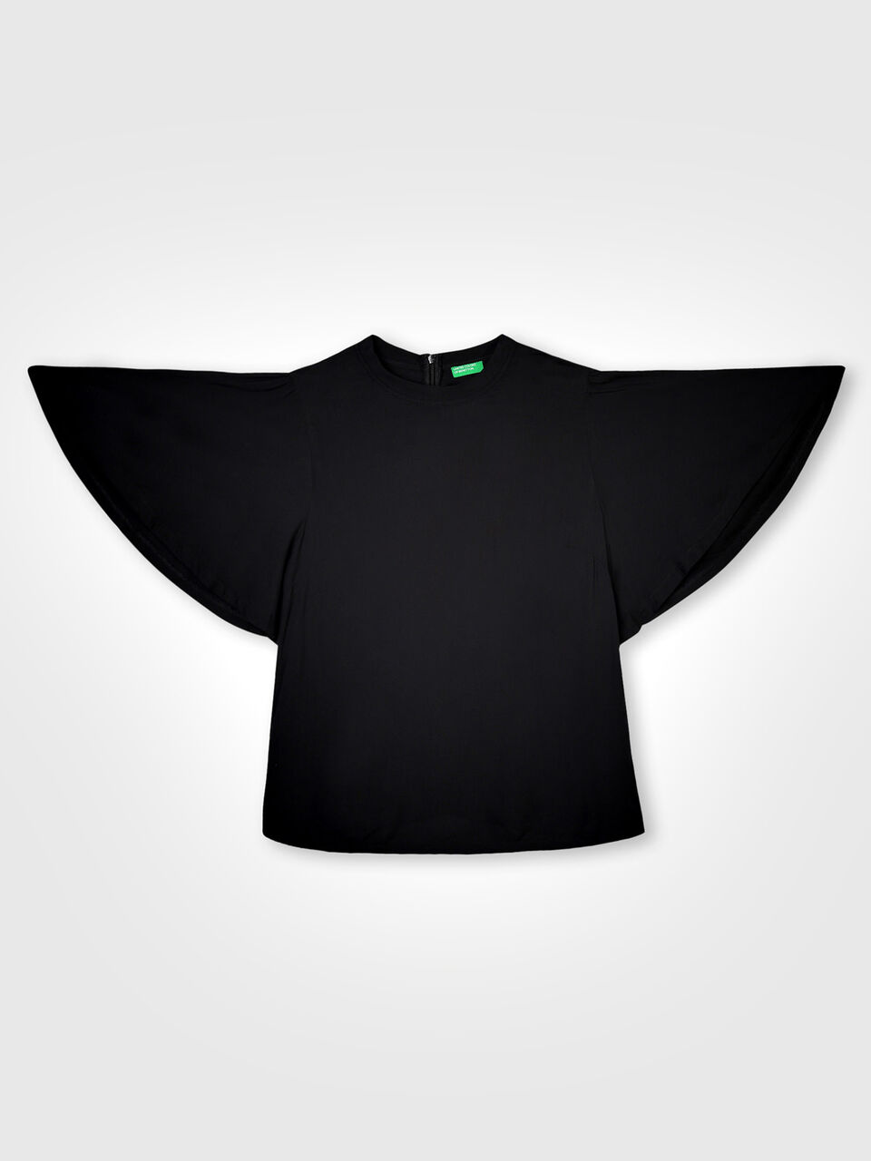 Solid Top with Frill Sleeves image number 1