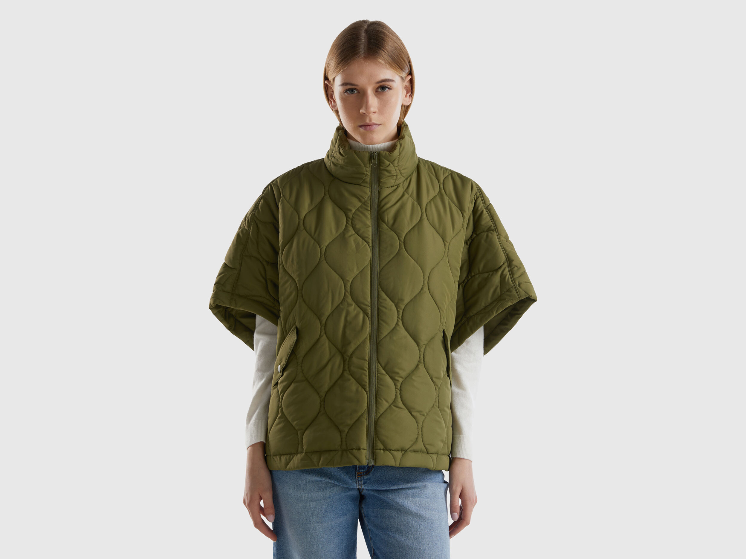 Womens light padded jacket top