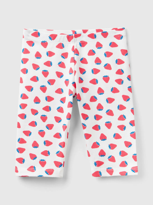 3/4 length leggings with fruit print Junior Girl