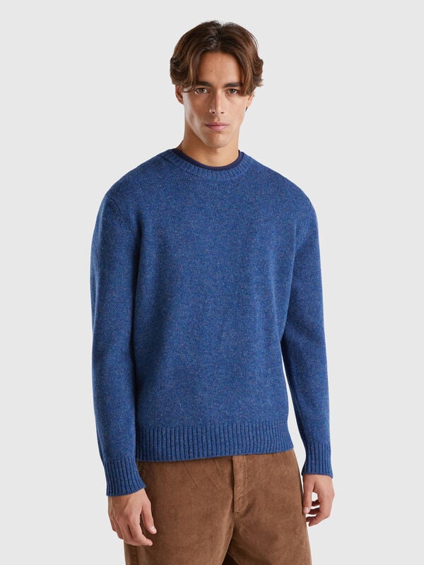 Sweater in Shetland wool Men