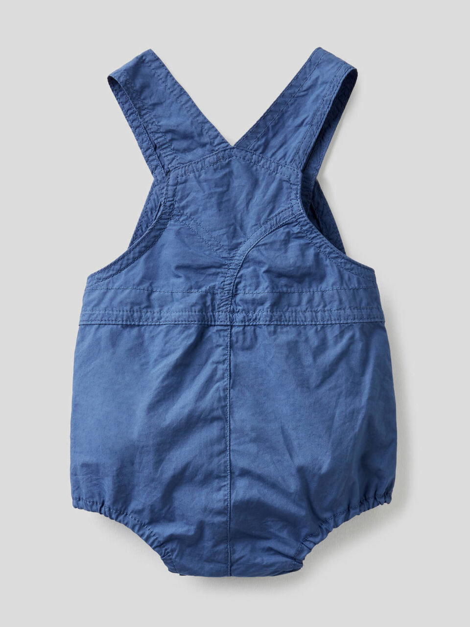 Overall onesie in 100% cotton image number 2