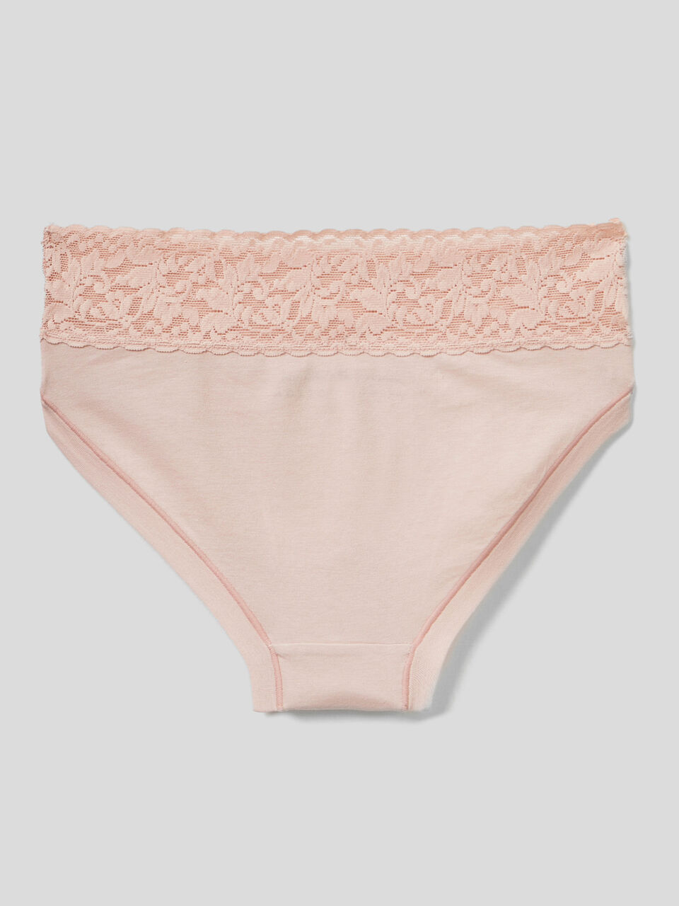Underwear with lace in super stretch organic cotton image number 2