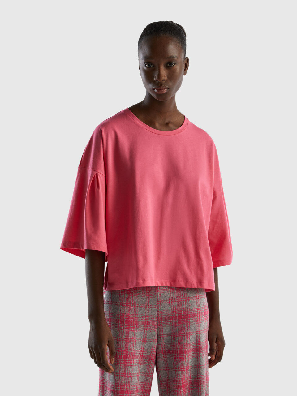 T-shirt in long fiber cotton