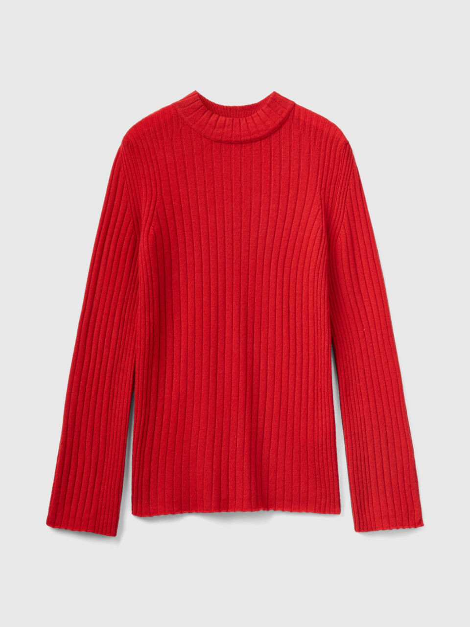 Bright red new arrivals turtleneck sweater