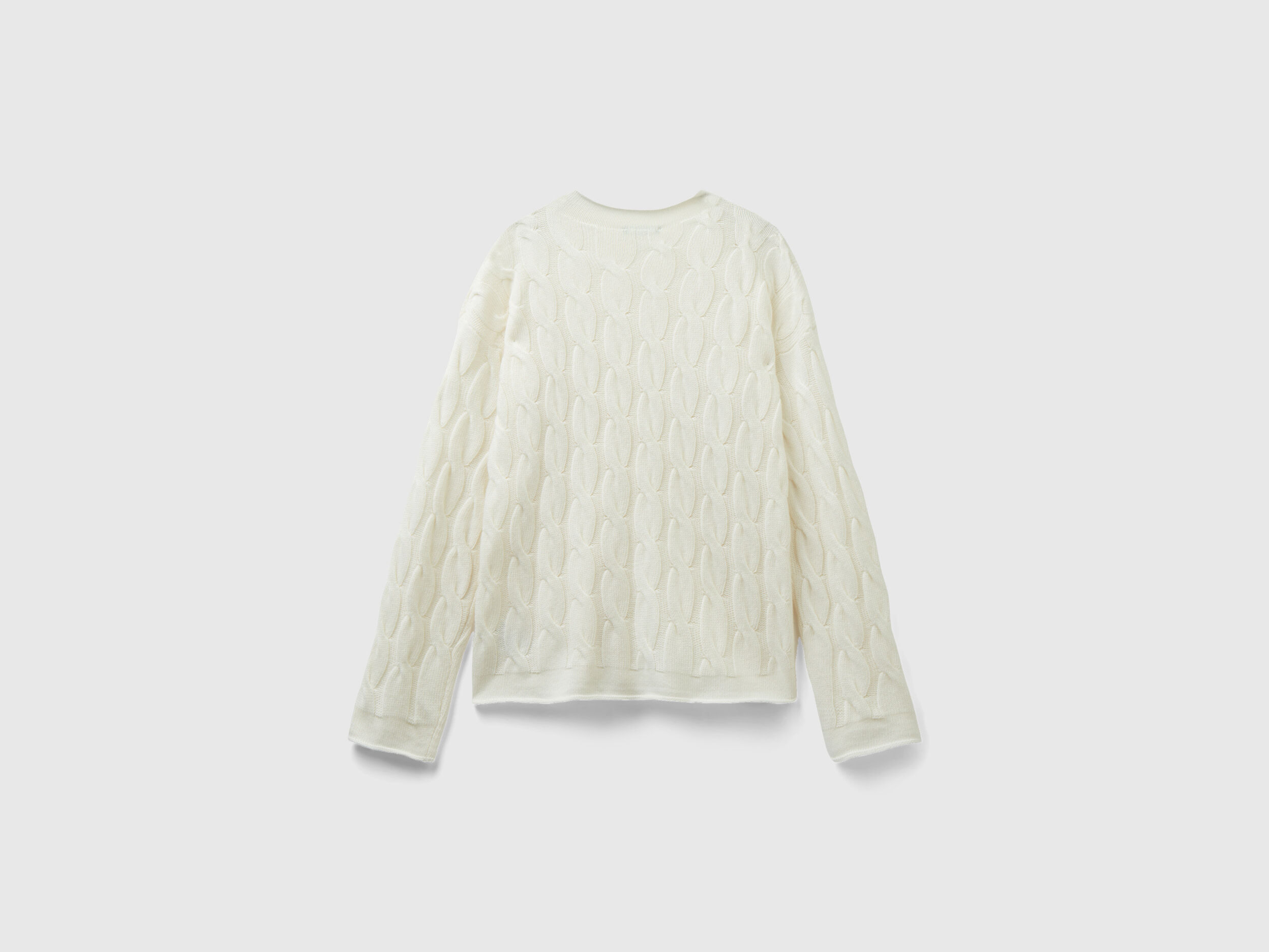 Cable knit sweater