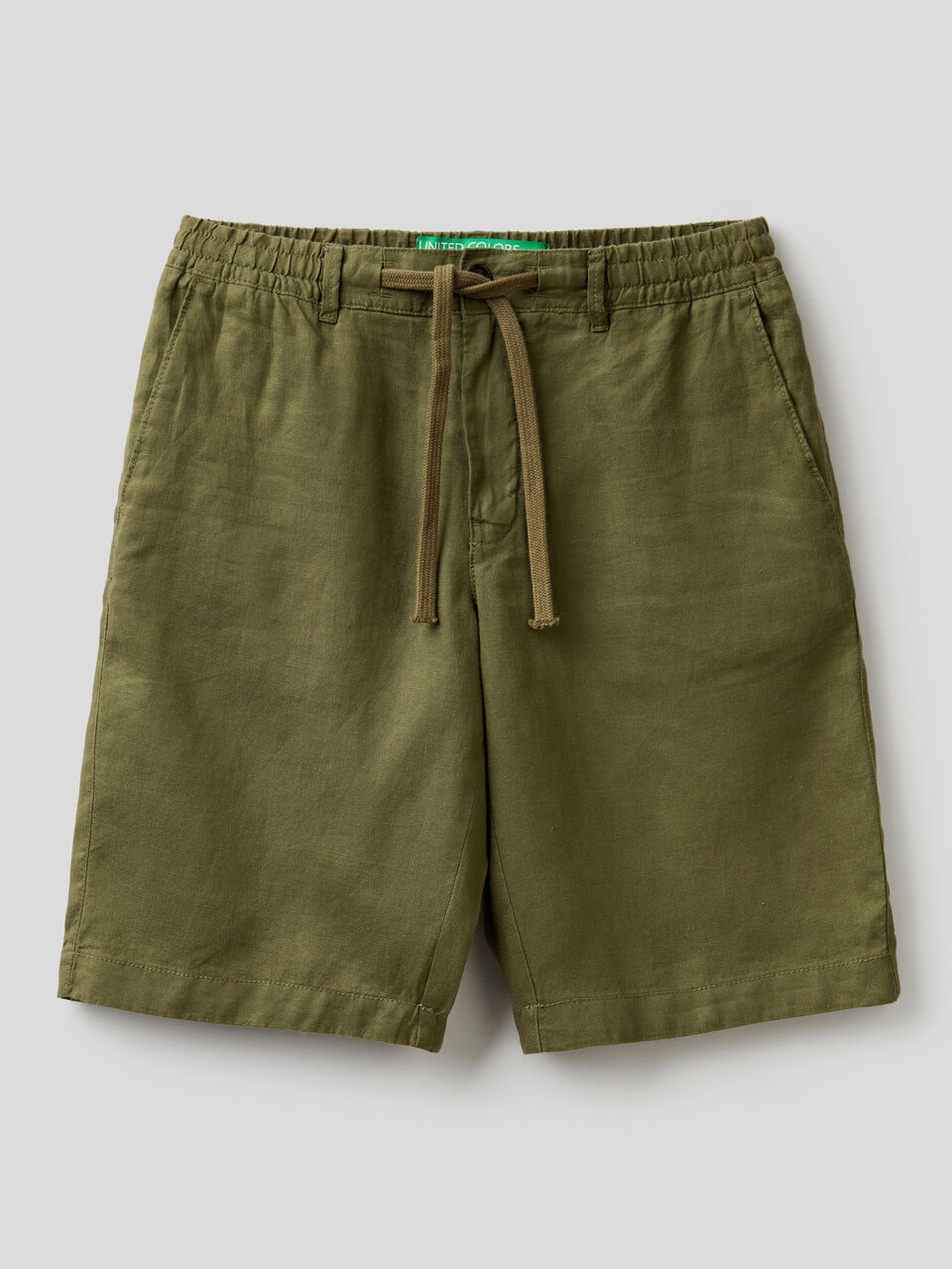 Bermudas in 100% linen image number 1