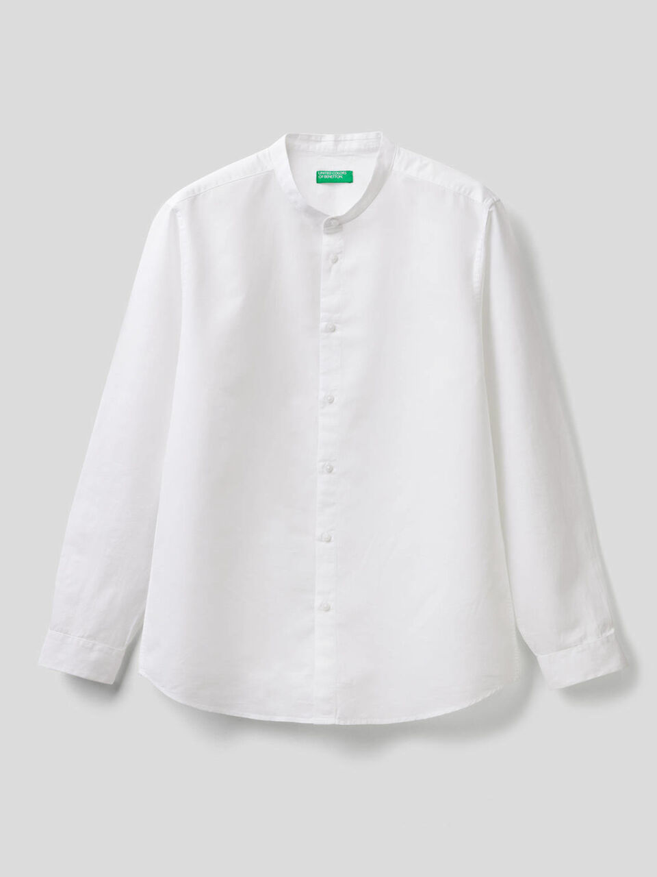 Shirt with Mandarin collar image number 1