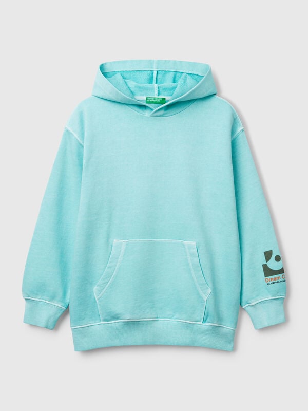 Oversized hoodie with print Junior Boy