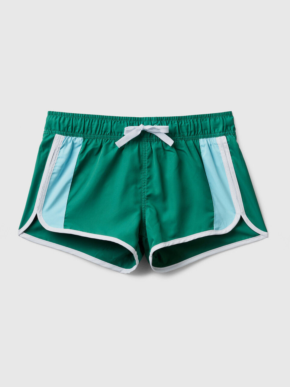 Swim trunks with side bands