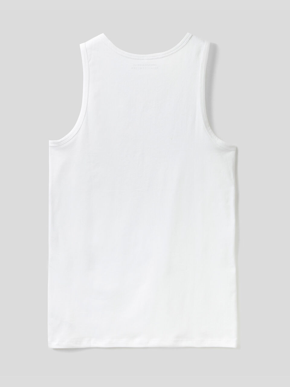 Tank top in organic stretch cotton image number 2