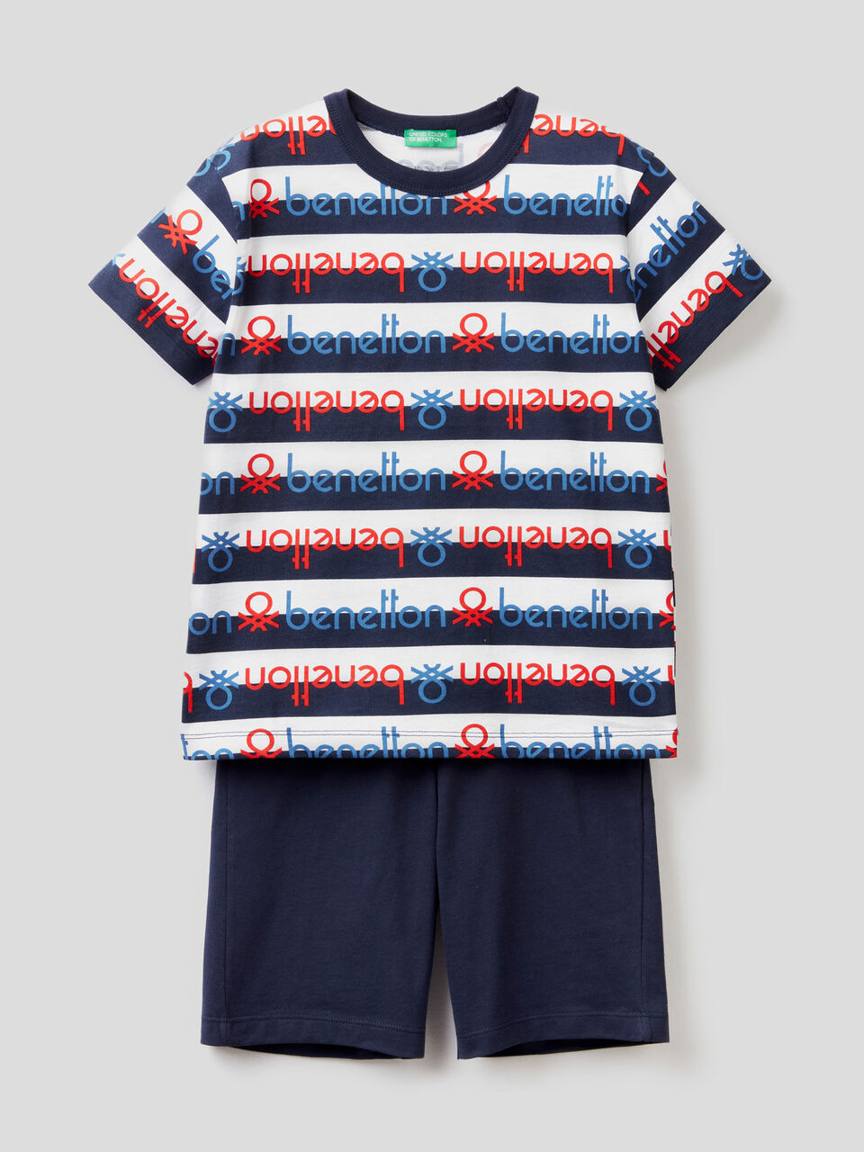 Short 100% organic cotton pyjamas image number 1