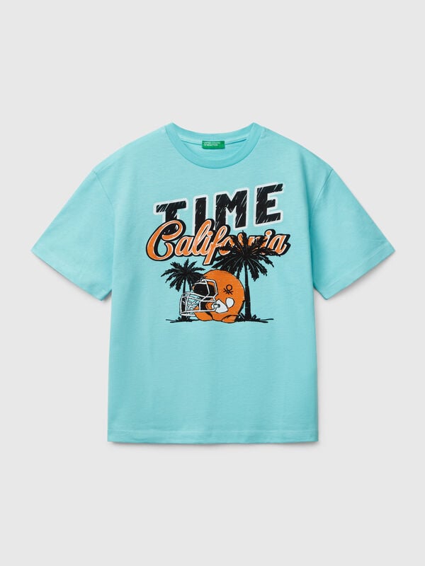 Short sleeve t-shirt in cotton Junior Boy
