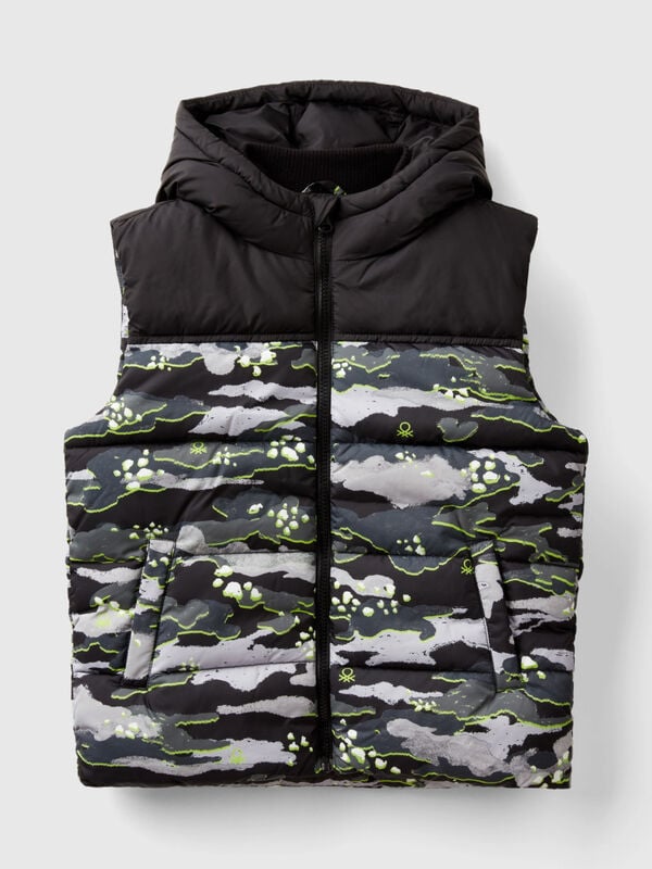 Camouflage padded vest Junior Boy