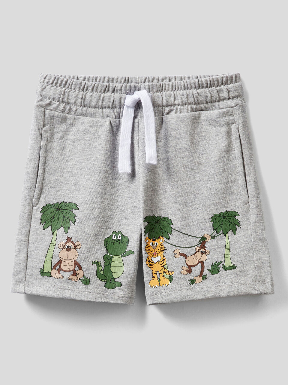 Sweat Bermudas with print image number 1