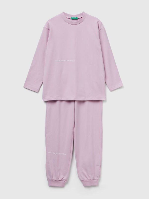 Pyjamas in warm cotton Junior Boy