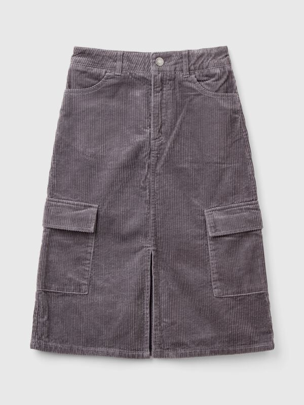 Velvet cargo skirt Junior Girl