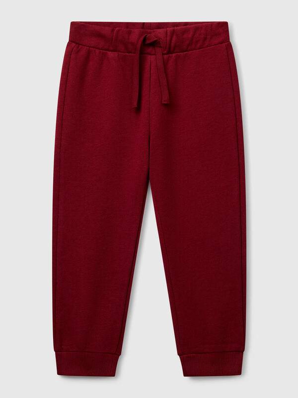 Cotton trousers with logo Junior Boy