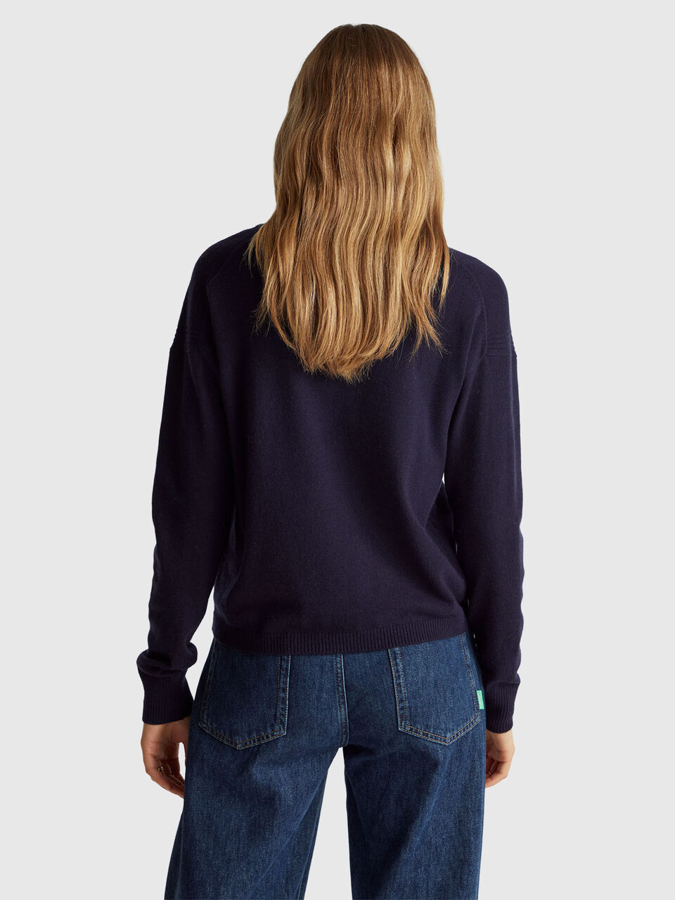 V NECK SWEATER L/S Women image number null