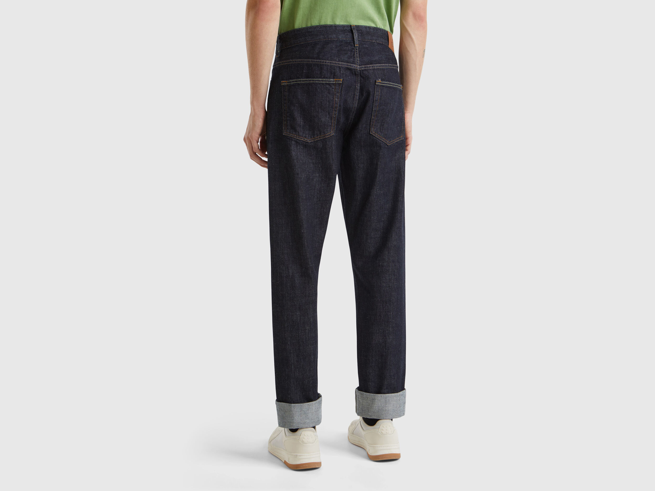 Selvedge denim jeans - Black | Benetton Selvedge denim jeans - Black | Benetton